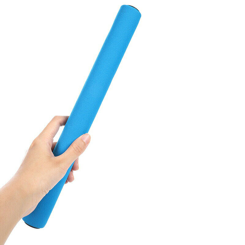 BACKYARD FAMILY ママタウンのリレーバトン ステンレス スポンジ 陸上競技 備品 滑りにくい 滑り止め 柔らかい やわらかい スポーツ 学校 体育 イベント レクリエーション｜アングル2