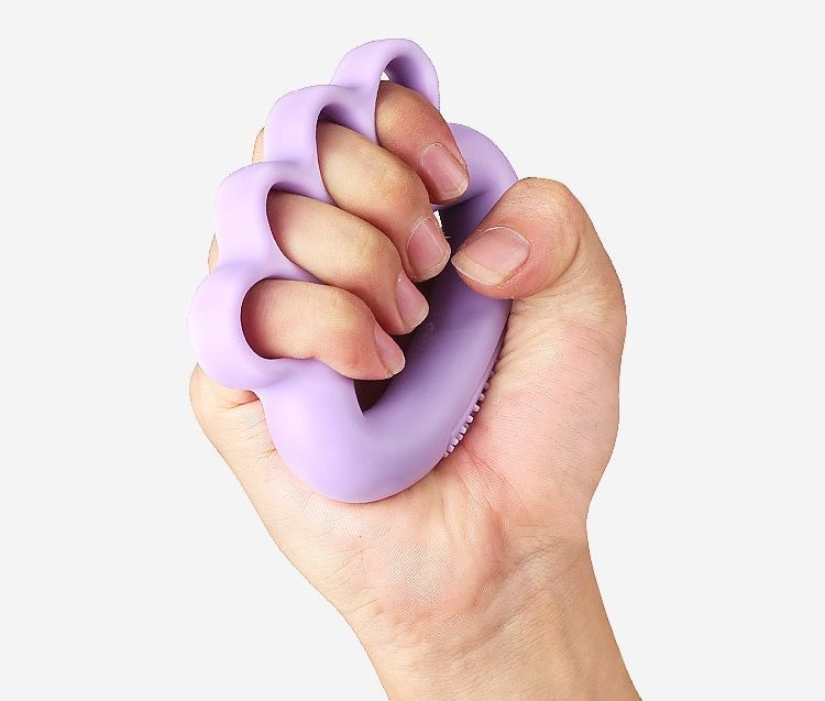 ハンドグリップ リング型 トレーニング器具 握力強化 指の運動 鍛える 筋トレ 筋力強化 握りやすい 訓練 自宅 職場 隙間時間 2