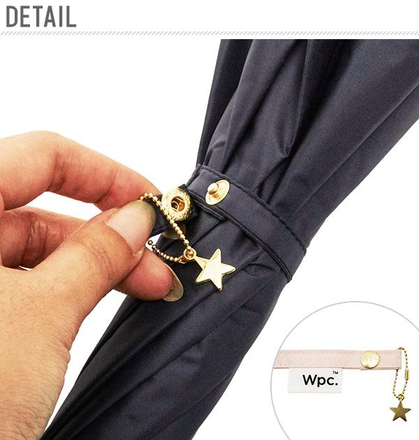 日傘 レディース W.P.C ワールドパーティ 通販 UVカット 紫外線対策 はっ水防水加工 撥水 遮光 遮熱 遮光率99% 晴雨兼用 パラソル 長傘 かさ 長かさ 軽量 軽い おしゃれ かわいい 黒 ブラック ネイビー 紺 白 オフ ホワイト リボンボーダー 星柄スカラップ スター 50cm wpc