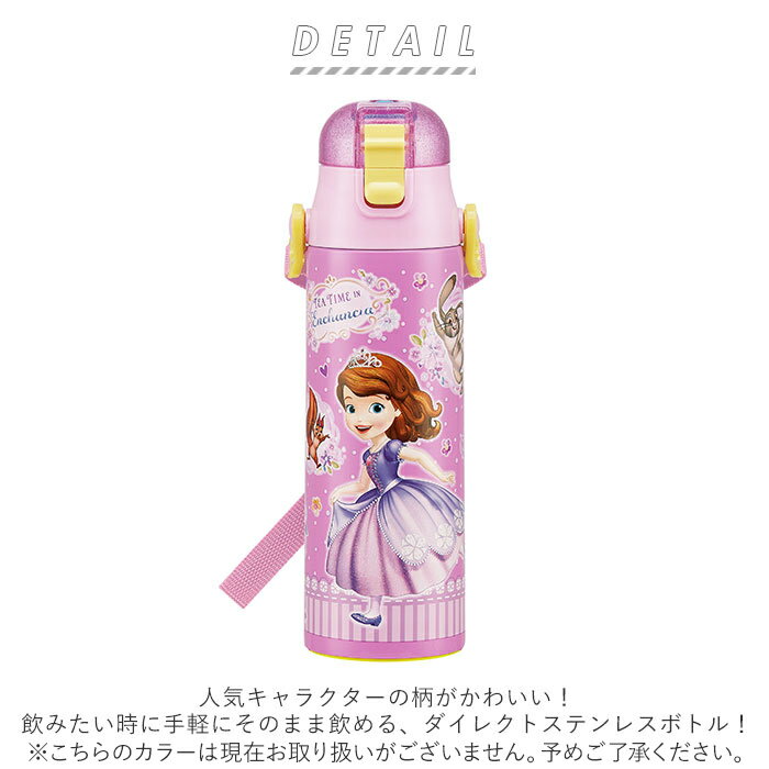 水筒 子供 ステンレス 直飲み 通販 580ml 保冷 肩掛け 軽量 軽い ワンプッシュ マグボトル ダイレクトボトル キッズ 子ども用 キャラクター ディズニー Disney プリンセス トイストーリー キティ すみっコ ポケモン ミニオン トミカ カーズ トミカ カーズ