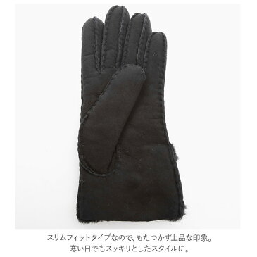 ugg レディース 手袋 通販 ブランド UGG アグ SHEEPSKIN TURNED BOW GLOVE シープスキン ターン ボウ グローブ 革 撥水 はっ水 暖かい 防寒 おしゃれ シンプル 無地 かわいい リボン 上品 ファー 誕生日 クリスマス 記念日 ギフト プレゼント