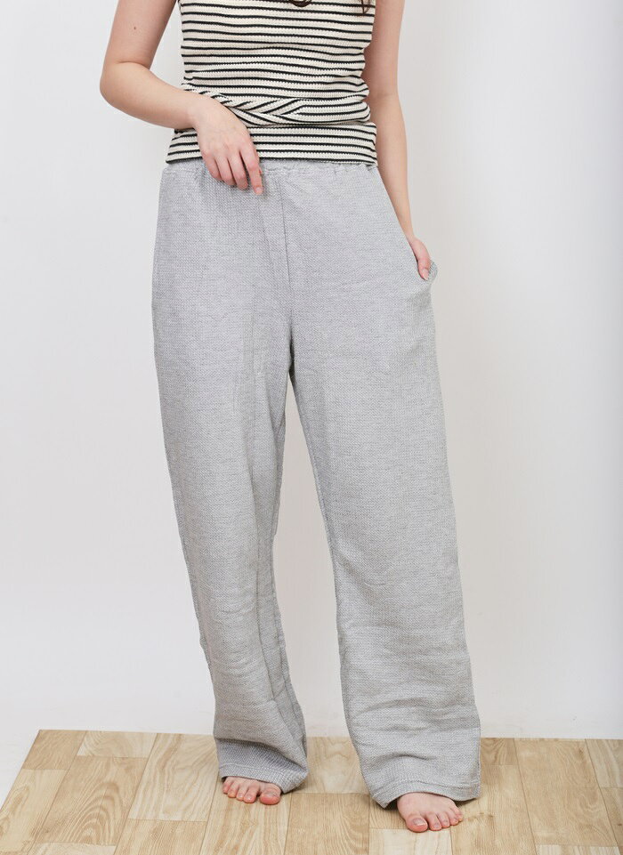 JEMORGAN サーマル レディース 通販 ジェーイーモーガン JE232-59S ワイドパンツ ロングパンツ ズボン パンツ カジュアルパンツ 長ズボン ボトムス ルームウェア 部屋着 パジャマ パック入り おしゃれ シンプル レディースファッション backyard-10355748 BACKYARD FAMILY ママタウン サンプル画像3
