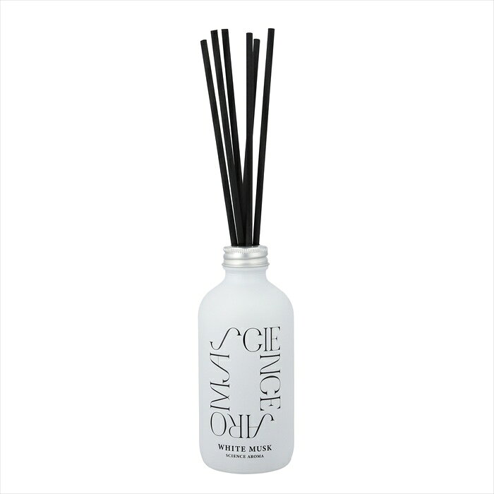 リードディフューザー 通販 200mL SAR0102 アロマディフューザー スティックディフューザー ルームフレグランス 芳香剤 フレグランススティック おしゃれ ホワイトムスク 芳香器 部屋 置き型 SCIENCE AROMA サイエンスアロマ お香 backyard-10367598 BACKYARD FAMILY ママタウン サンプル画像2