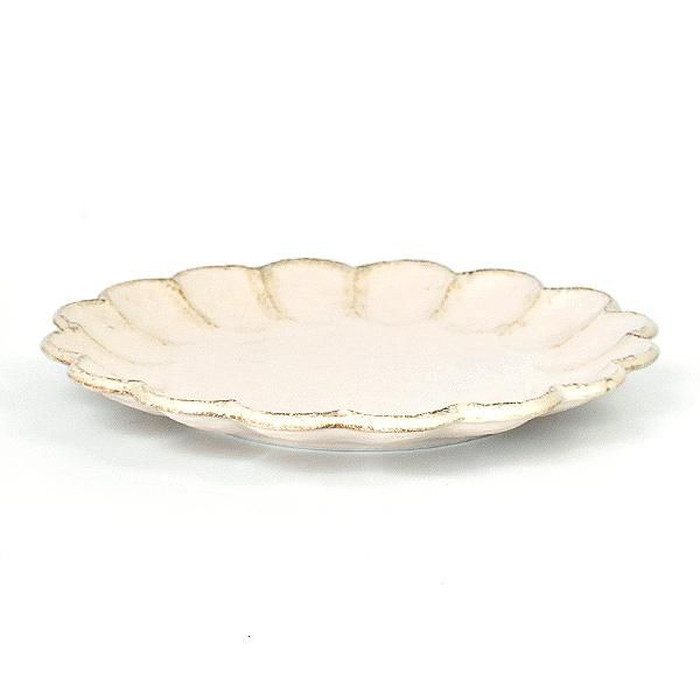 美濃焼 皿 通販 日本製 お皿 プレート 美濃 焼 24.5cm 大皿 丸皿 パスタ皿 カレー皿 和食器 おしゃれ モダン かわいい 花形 花型 お花 電子レンジ対応 食洗機対応 サラダ デザート ケーキ リンカ 24プレート グルメスタイル キッチン用品 backyard-10367601 BACKYARD FAMILY ママタウン サンプル画像2
