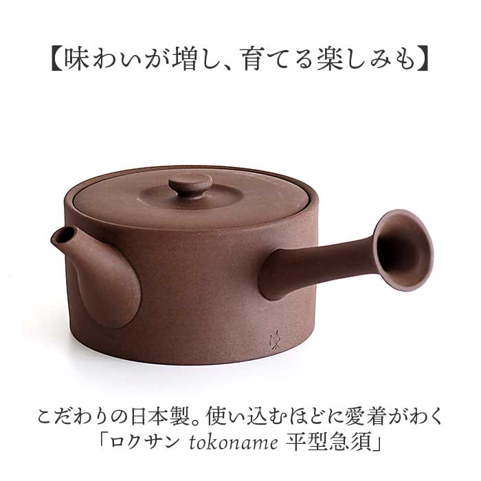 急須 平型 ロクサン 平型急須 通販 おしゃれ ティーポット 日本製 取っ手 お茶 かわいい ギフト きゅうす シンプル 茶器 ポット 贈り物 常滑焼 来客用 和モダン 和食器 オシャレ 台所用品 ティータイム ティーウェア backyard-10368265 BACKYARD FAMILY ママタウン サンプル画像2