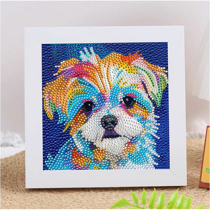 ダイヤモンドアート 四角 通販 ビーズ刺繍 ダイアモンドアート 四角ビーズ 初心者 キット ダイヤモンドペインティング セット ビーズ ビーズアート 手芸キット ダイヤモンドアートキット 暇つぶし 刺繍キット diy ホビー 手芸 壁アート 工作 大人 高齢者 backyard-10369057 BACKYARD FAMILY ママタウン サンプル画像2