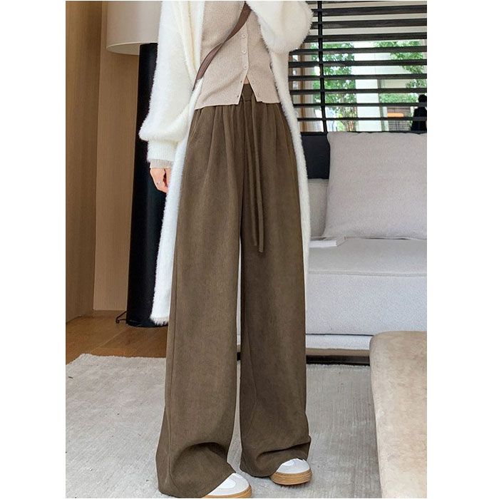 レディース 裏起毛パンツ 通販 ワイドパンツ カジュアルパンツ レディースパンツ ロングパンツ 長ズボン ズボン ずぼん ボトムス パンツ 秋冬 おしゃれ オシャレ 裏起毛 あったか 通勤 通学 ゆったり 無地 シンプル かわいい 可愛い レディースファッション backyard-10369664 BACKYARD FAMILY ママタウン サンプル画像3