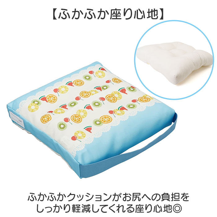 小学校 椅子 座布団 通販 スクールクッション 座面クッション チェアクッション チェアパッド 椅子用クッション 椅子用座布団 チェアパット 男の子 女の子 保育園 幼稚園 おしゃれ かわいい クッション 子供用 小学生 四角 正方形 テキスタイル インテリア backyard-10370917 BACKYARD FAMILY ママタウン サンプル画像3