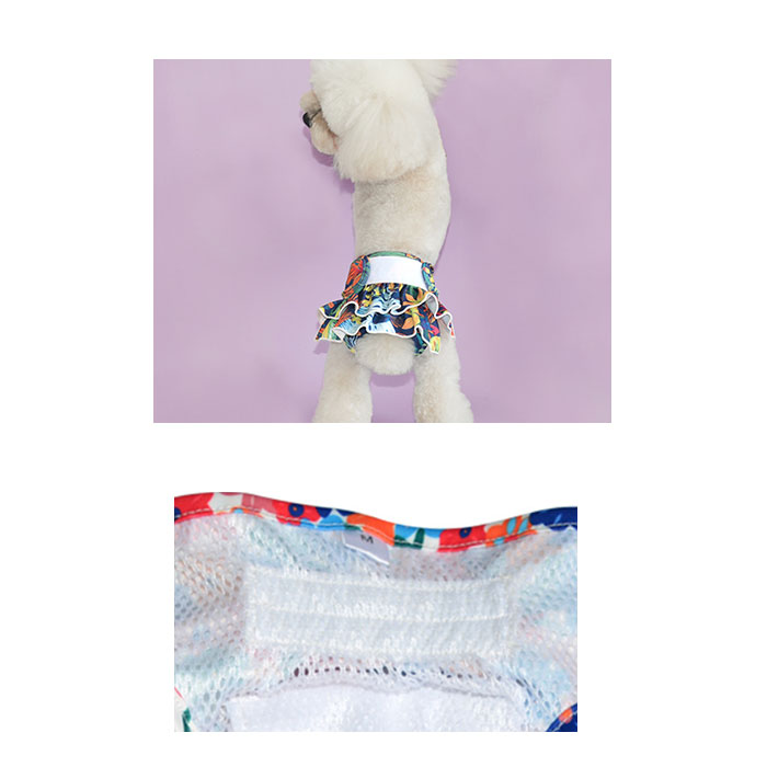 BACKYARD FAMILY ママタウンのマナーパンツ サニタリーパンツ 犬 通販 おむつカバー 犬用マナーパンツ 生理パンツ 犬用パンツ おむつ オムツ ペット 犬の服 ドッグウェア 犬服 ペット服 ドッグウエア いぬ イヌ 犬用 かわいい 可愛い ペット用品 ペットグッズ ペット用｜アングル3