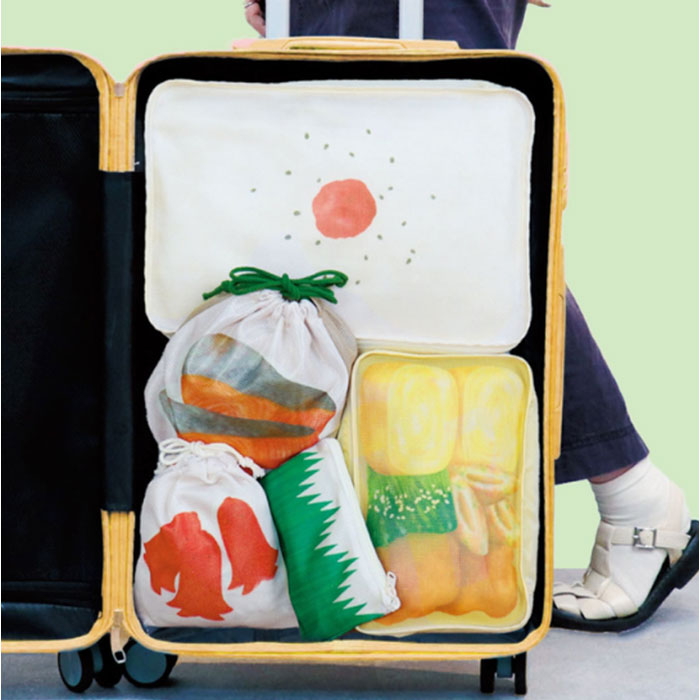 旅するお弁当 旅行用収納ポーチ 通販 トラベルポーチ 旅行 袋 セット パッキング 収納 ポーチ トラベル収納バッグ トラベルグッズ 衣類仕分け 衣類収納 旅行グッズ 便利 出張 中学生 高校生 修学旅行 かわいい 可愛い ギフト 贈り物 backyard-10372893 BACKYARD FAMILY ママタウン サンプル画像3