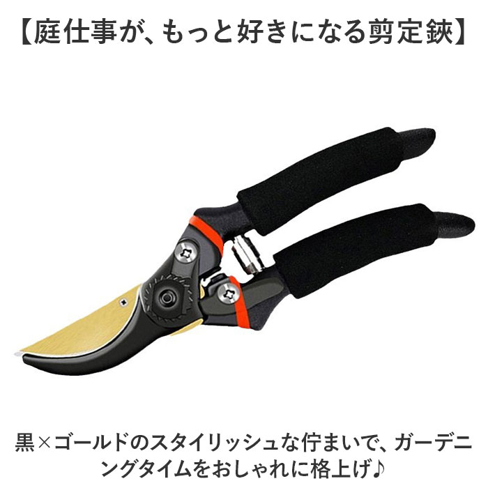 剪定ばさみ 園芸 通販 剪定鋏 ガーデニング 剪定はさみ ハサミ 庭木 枝切りバサミ はさみ 植木 剪定バサミ 家庭菜園 花 植物 庭掃除 園芸用はさみ 盆栽 おしゃれ 収穫 握りやすい 園芸用品 ガーデニング用品 作業 造園用品 backyard-10392610 BACKYARD FAMILY ママタウン サンプル画像2