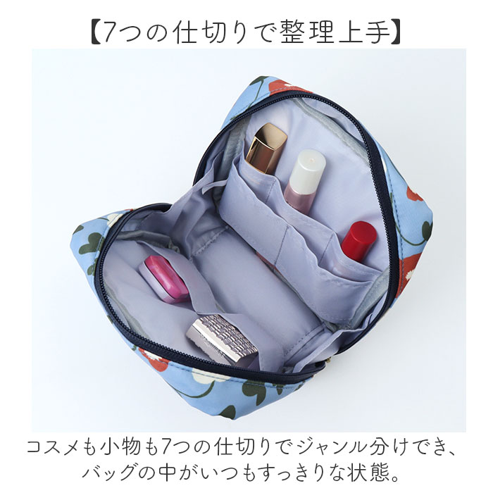 スクエアポーチ kippis 通販 ポーチ レディース コスメポーチ メイクポーチ おしゃれ かわいい トラベルポーチ 旅行 化粧 化粧ポーチ 小物入れ マルチ ガジェットポーチ コンパクト 北欧風 持ち運び メイク オフィス コスメ入れ 大人 カジュアル backyard-10385817 BACKYARD FAMILY ママタウン サンプル画像3