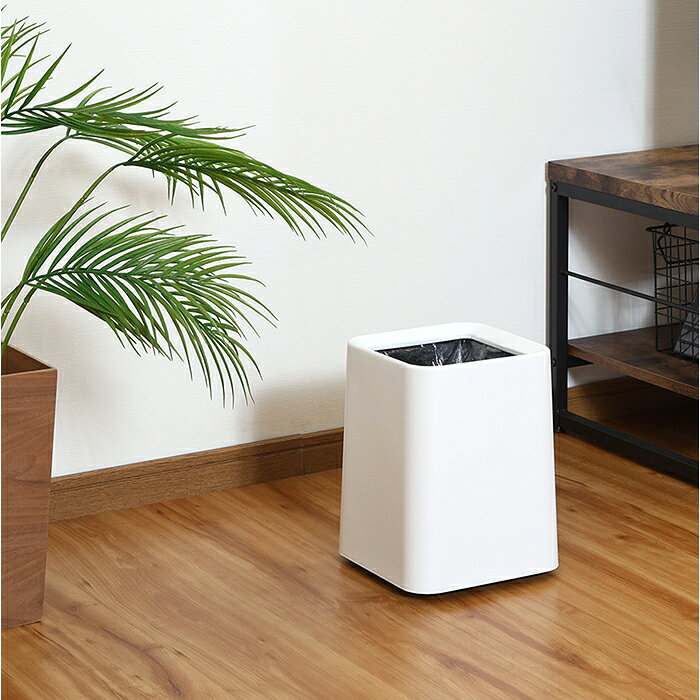袋が隠せるゴミ箱 通販 ゴミ箱 ダストボックス モダン シンプル 袋が見えない ダストBOX ごみ箱 ごみばこ おしゃれ 隠せる 見えない リビング 寝室 洗面所 ナチュラル インテリア 丸型 マル方 新居 引越し backyard-10393174 BACKYARD FAMILY ママタウン サンプル画像3