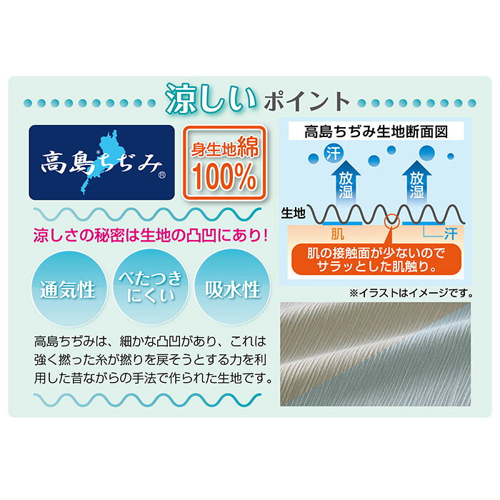 高島ちぢみ レディース 通販 日本製 Tシャツ 7分袖 カットソー 七分袖 トップス 無地 ゆったり 春夏 春秋 高島縮 女性 婦人服 ミセス シニア 40代 50代 クルーネック 丸首 60代 70代 cervin セルヴァン 高島ちぢみプルオーバー backyard-10394487 BACKYARD FAMILY ママタウン サンプル画像3