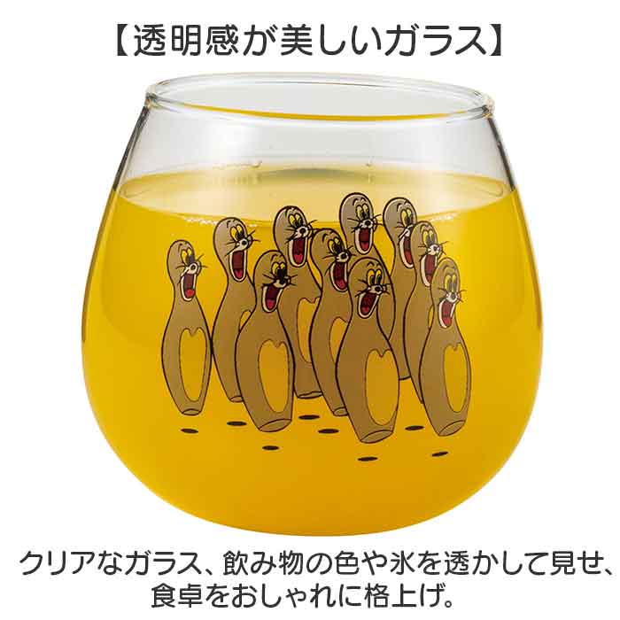 丸い グラス 通販 日本製 まんまるグラス 丸グラス 透明 クリア ガラス製 コップ タンブラー かわいい キャラクター おしゃれ 可愛い ゆらゆらグラス 290ml 子供 大人 キッズ こども キャラクターコップ 洋食器 食器 茶器 キッチン用品 backyard-10398821 BACKYARD FAMILY ママタウン サンプル画像3