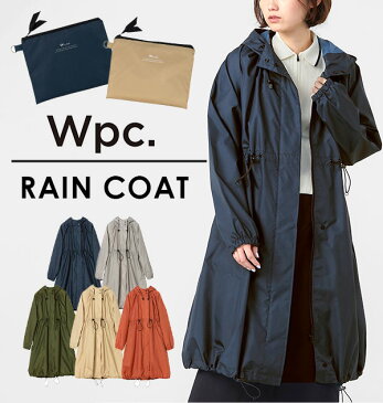 レインコート レディース おしゃれ 通販 ロング モッズ 長め 防水加工 はっ水 撥水 自転車 ママ 通学 通勤 シンプル 無地 モッズレインコート ジッパー ファスナー開閉 大人 かわいい 上品 きれいめ アウター コート ウエスト絞り 裾絞り カジュアル レインウェア