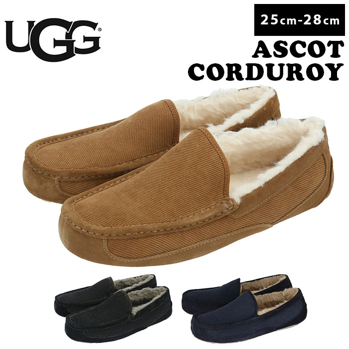 ugg モカシン メンズ 通販 アグ 内ボア スリッポン 約 25cm 約 26cm 約 27cm  ...