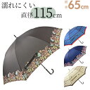 傘 レディース 65cm 通販 長傘 大きめ ジャンプ 雨傘 