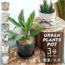 植木鉢 プラスチック お洒落 3号 通販 プランター おしゃれ 植木 鉢 ポット 花鉢 3号鉢 プラスチック製鉢 かわいい 可愛い 軽量 軽い 直径 10cm アーバンプランツポット 3号 マーブル POSH LIVING ポッシュリビング ガーデニング 花 ガーデン