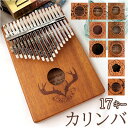 カリンバ 17キー 通販 17音 キッズ おしゃれ 親指ピアノ サムピアノ おやゆびピアノ アフリカ楽器 楽器 子供用 ピアノ フィンガーピアノ ポータブル 演...