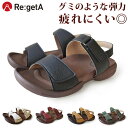 Re:getA リゲッタ サンダル 通販 ストラップサンダル ストラップ グミサンダル ぺたんこ ローヒール レディース メンズ 幅広 歩きやすい 疲れにくい ...