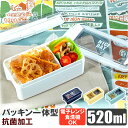 お弁当箱 女子 1段 通販 ランチボックス 弁当箱 一段 おべんとうばこ パッキン一体型 食洗機対応 透明ふた レンジ対応 仕切り付き レジャー アウトドア ピクニック 行楽 520ml シンプル おしゃれ 大人 レディース 学生