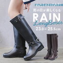 レインブーツ ロング レディース 通販 レインシューズ ブーツ ロングブーツ 雨靴 スノーブーツ ローヒール 晴れ雨兼用 晴雨兼用 すべり止め 滑り止め カジュ...