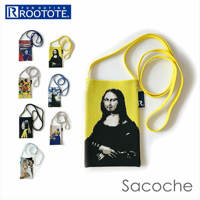 ルートート ショルダー 8350 ROOTOTE 通販 ショルダーバッグ ショルダーバック ミニショルダーバッグ スマホショルダー 大人 かわいい 小さめ 斜めがけ おしゃれ 芸術 旅行 Sacoche サコッシュ ami アート-A レディースバッグ