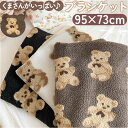 毛布 ブランケット ハーフケット 70×100cm 通販 ひざ掛け 膝掛け ボアブランケット 裏ボア ボア フリース 防寒 キッズ ベビー 赤ちゃん 子供 こども 女の子 男の子 秋 冬 秋冬 熊 総柄 柄 かわいい 可愛い もこもこ ペット 愛犬 犬