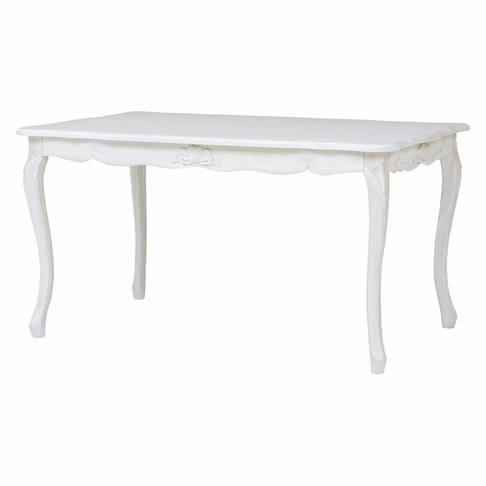 ダイニングテーブル 4人用 通販 RKT-1692AW ハンプトン ダイニング テーブル 食卓 長方形 130 幅135×奥行85×高さ73cm 4人掛け 木製...