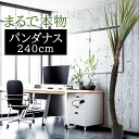 フェイクグリーン 木 通販 インテリアグリーン 人工観葉植物 観葉植物 240cm パンダナス GLP-1492 大型 ツリー インテリア 雑貨 おしゃれ かわいい 造花 大きい オシャレ ディスプレイ フェイク グリーン 事務所 店舗 オフィス