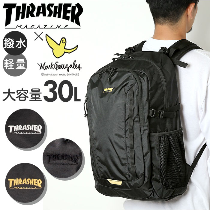 楽天BACKYARD FAMILY ママタウンスラッシャー リュック THRASHER THR-282 通販 リュックサック バックパック バッグ ポリエステル 軽量 30l 30リットル レディース メンズ 通勤 通学 ブラック 黒 バック 鞄 おしゃれ シンプル オシャレ ブランド レディースバッグ