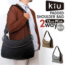 kiu ショルダーバッグ キウ K383 通販 ショルダーバック ショルダー バッグ 斜めがけバッグ パデットショルダーバッグ 2way 大きめ A4 通学 通...
