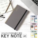 キーノート A5スリム 通販 メモ ノート 管理表 日記 記録 手帳 ミーティングノート スケジュール管理 タスク管理 ミーツプランナー デイリープランナー 健...