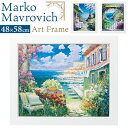 アートフレーム 通販 日本 壁飾り 壁掛けアート 絵画 W58x H48cm おしゃれ かわいい アートポスター 風景画 額入り 飾る 玄関 リビング 寝室 新...