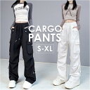 カーゴパンツ ウエストゴム レディース 通販 イージーパンツ ワークパンツ ワイドパンツ ダンスパンツ ロングパンツ 長ズボン ズボン パンツ カジュアルパンツ ロング カーゴ イージー ポケット ゆったり 体型カバー シンプル 無地 カジュアル ボトムス