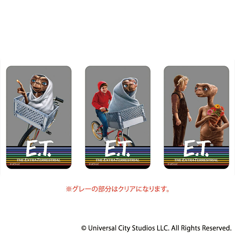ET グッズ 通販 E.T. クリアカード まじかる百貨店クリアカード 4947864075606 the Extra Terrestrial04 スマホ 透明...