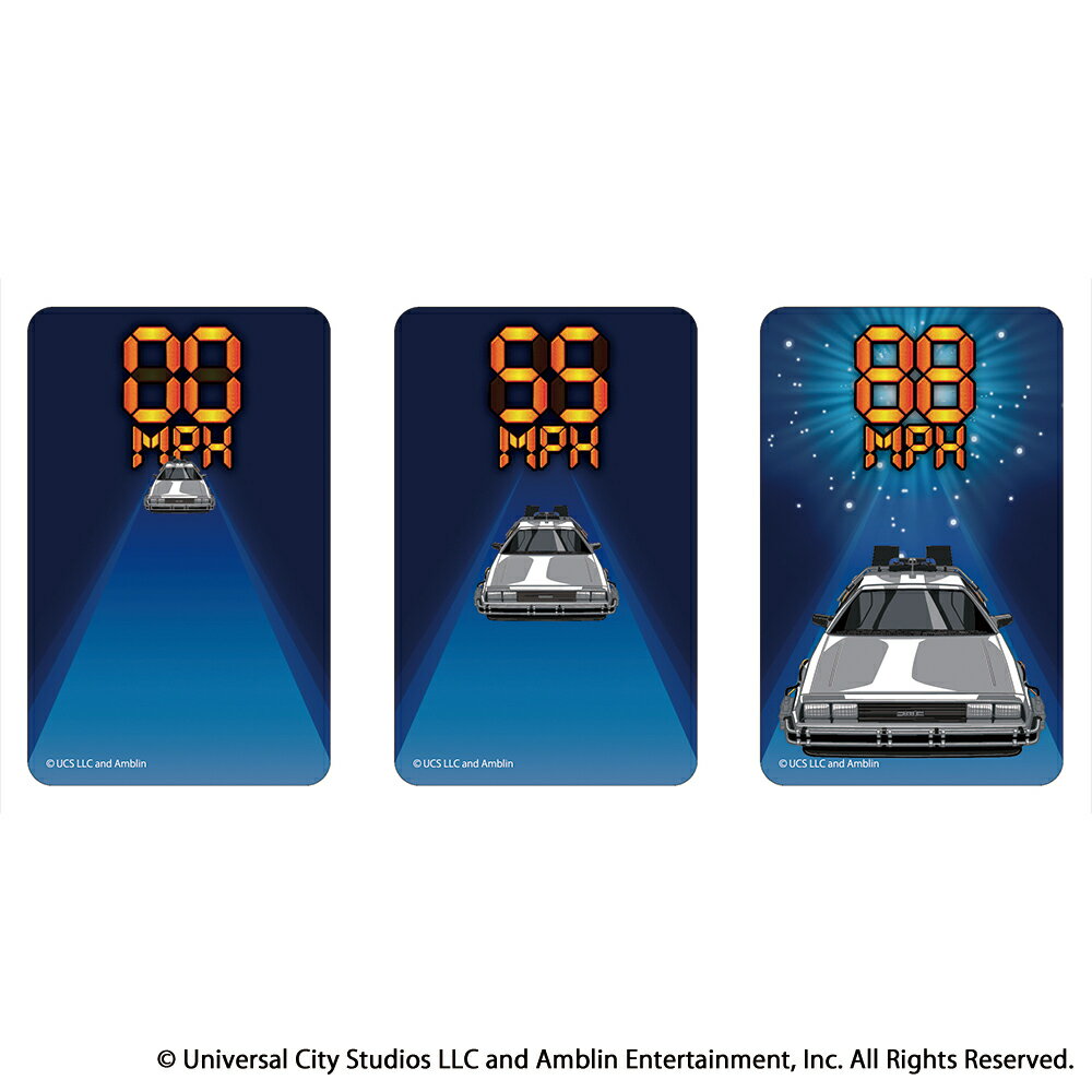 バックトゥザフューチャー グッズ 通販 ステッカー まじかる百貨店ステッカー 4947864075545 バック・トゥ・ザ・フューチャー03 Back to t...