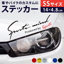 車 ステッカー おしゃれ 通販 SSサイズ 約4.8×14cm 車に貼るステッカー カッティングシート 外装 カーアクセサリー アクセサリー クルマ サイド ボ...