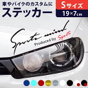 車 ステッカー おしゃれ 通販 Sサイズ 約7×19cm 車に貼るステッカー カッティングシート 外装 カーアクセサリー アクセサリー クルマ サイド ボンネッ...
