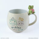 かえるのピクルス グッズ 通販 pickles the frog マグカップ 陶器 かわいい 大人可愛い キャラクター 食洗機不可 電子レンジ不可 カエルグッズ...