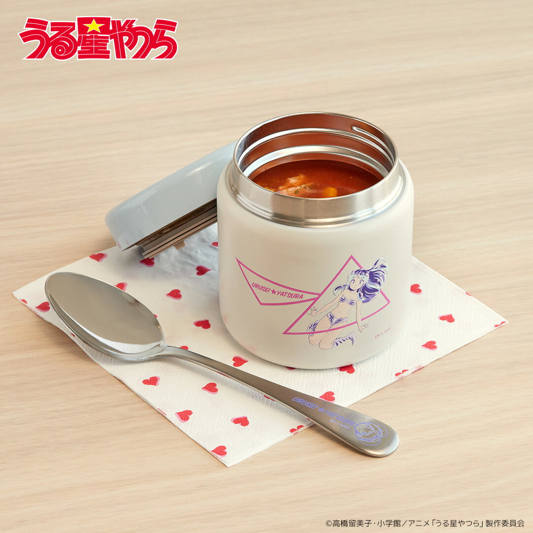 うる星やつら グッズ 通販 うるせいやつら スープポット スープジャー 300ml 保温ランチジャー 弁当箱 フードポット ステンレスポット 保温 保冷 キャラ...