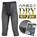7分丈 インナーパンツ メンズ 通販 FORECAST フォーキャスト 6885 インナー パンツ メッシュパンツ ドライインナー 肌着 スパッツ インナーウェ...