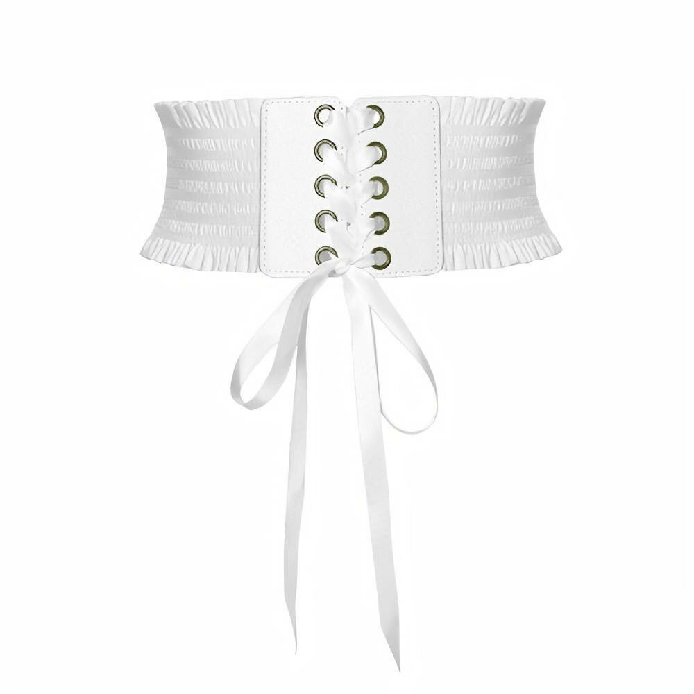 楽天市場】コルセット ベルト（カラーホワイト）（ベルト