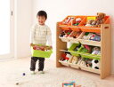 【カラー:ナチュラル】子供用収納 お片づけが身につく ナチュラルカラーのおもちゃ箱 Mycket ミュケ 4段