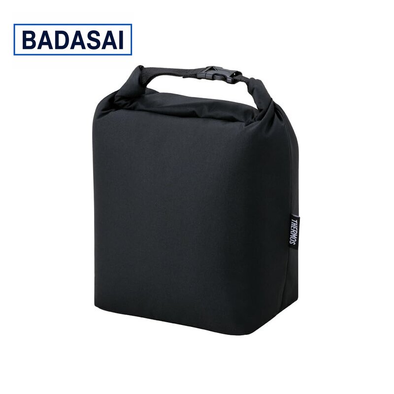 サーモス 保冷ロールトップバッグ 5L ブラック 保冷バッグ アイソテック断熱構造 RFK-005 BK @zb