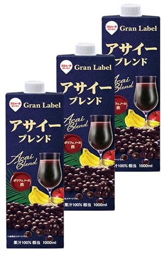 スジャータ アサイーブレンド 1000ml(×3本)