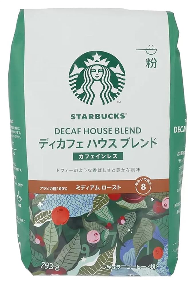 STARBUCKS スターバックス コーヒー 粉 デカフェ ディカフェ カフェインレス ハウスブレンド ミディアムロースト 793gのサムネイル