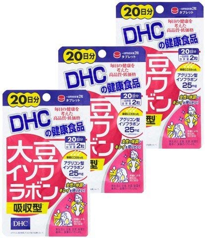 DHC(ディー・エイチ・シー) 大豆イソフラボン 吸収型 20日分 40粒x3