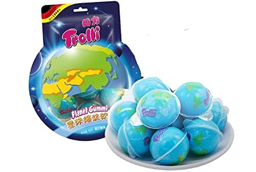 Trolli トローリ 地球グミ　プラネットグミ 地球グミ 韓国モッパンASMR YouTube (中国生産) 18.8グラム..